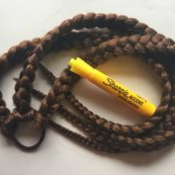 Damnation Hair Accessories Triple Braid Pony Fall Hair Extensions Brown New Poshmark